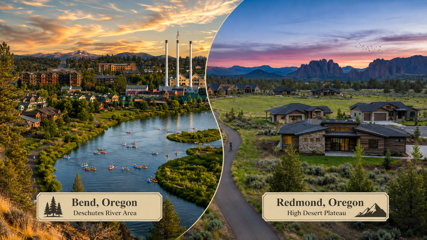 Bend and Redmond Home Sales Comparison